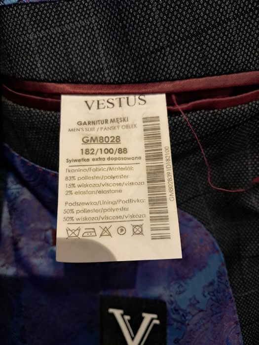 Garnitur męski Vestus