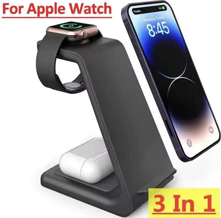 Бездротова зарядка/Беспроводная зарядка iphone android apple watch