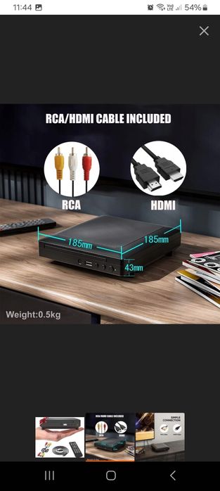 Mini odtwarzacz  DVD