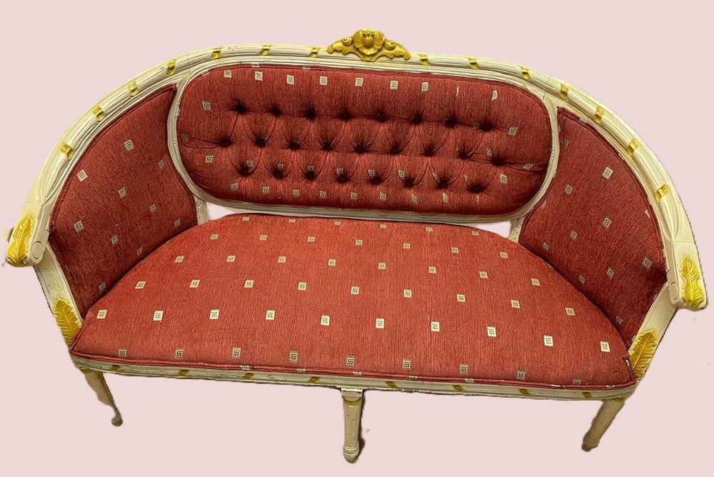 Canapé antigo, perfeito estado, cadeirão