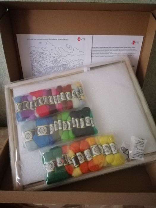 Набір для створення картини, техніка валяння.