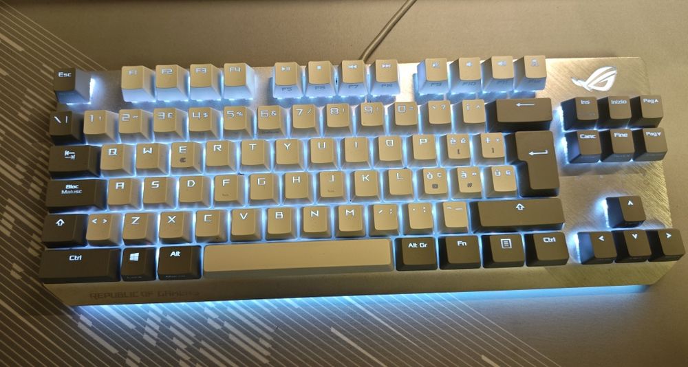 Klawiatura Rog Strix Scope NX TKL Moonlight White