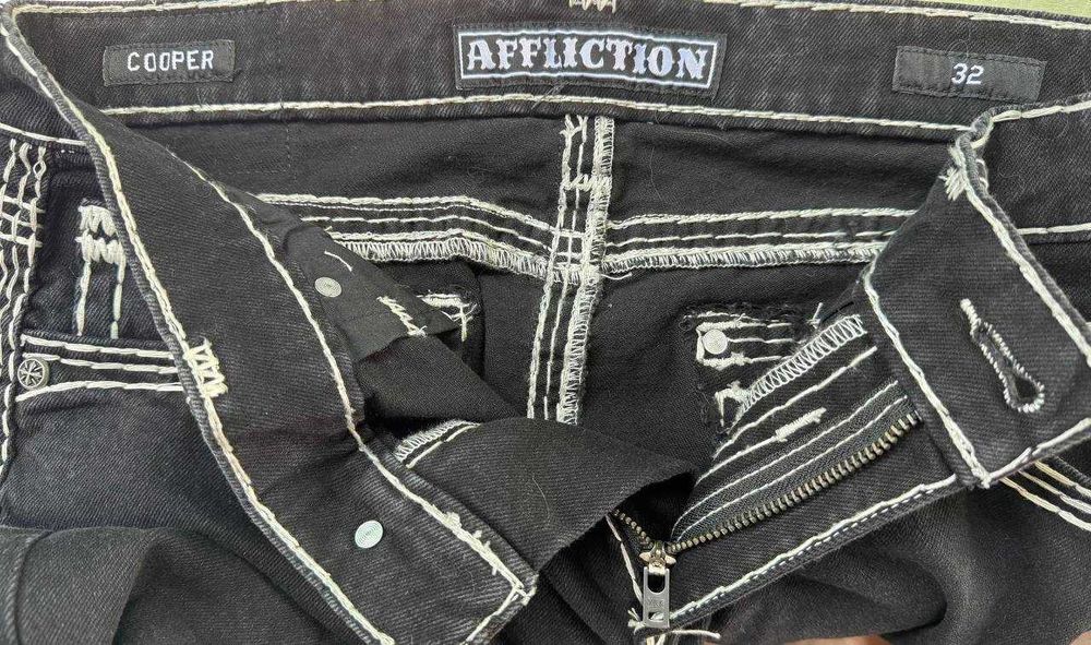 Чоловічі джинси AFFLICTION - Cooper - Black