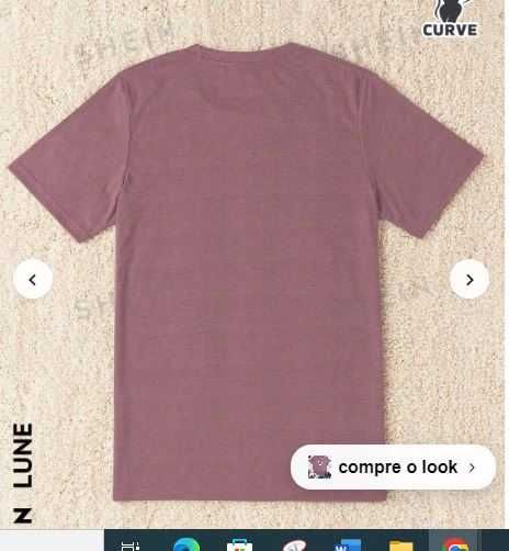 Blusa cor violeta tamanho 1xl(46)