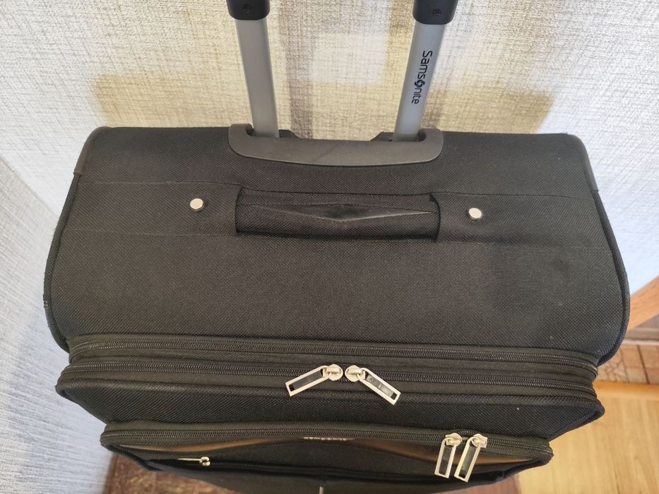 Samsonite 77 см розмір Л валіза велика чемодан большой тканевий самсонайт