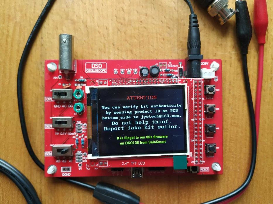 Осцилограф DSO138 заводська збірка DSO 138 осцылограф для авто