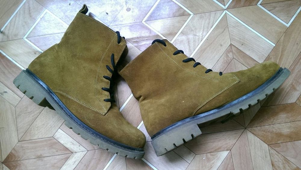 Ботинки Modern Shoe натуральная замша р 39 мужские стелька 25 см