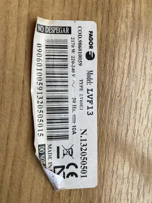 Maquina Lavar Loiça Fagor : Bomba esgoto