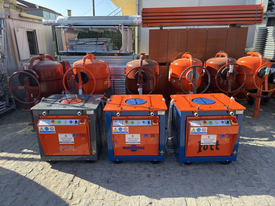 Máquina Cortar e Dobrar Ferro 30x35 Réguas longas NOVA