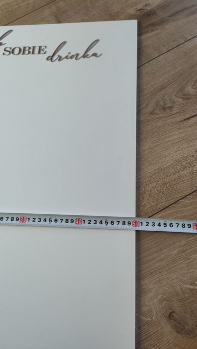 Tablica "zrób sobie drinka" wesele ślub