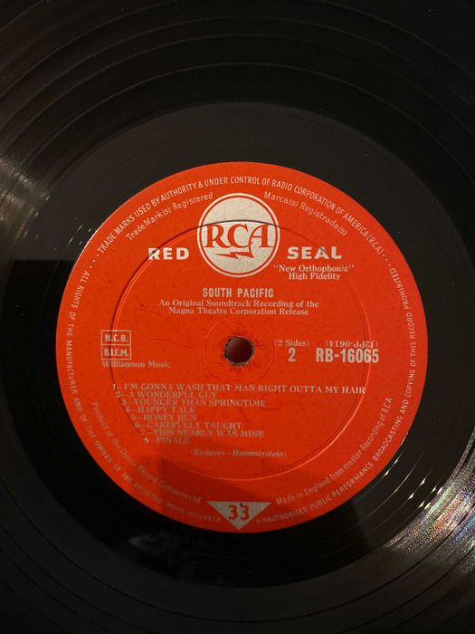 vinil south pacific - rodgers and hammerstein