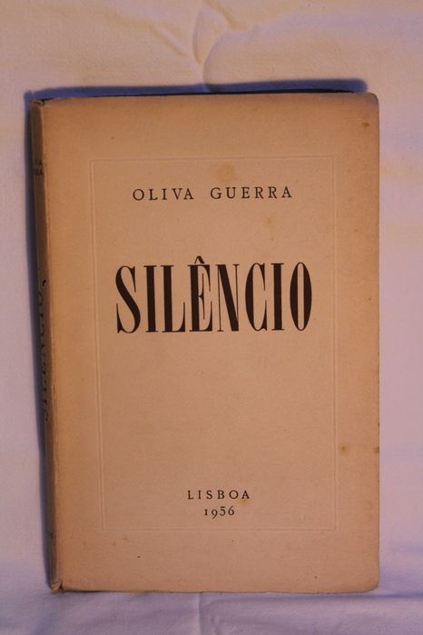 1ª edição de "Silêncio" (1956), de Oliva Guerra