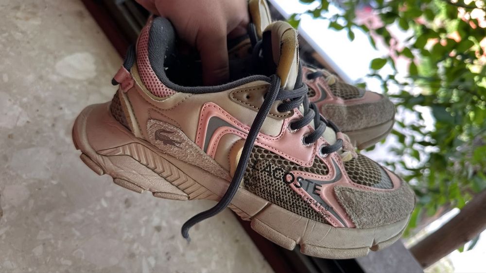 Buty Lacoste damskie sneakersy różowe