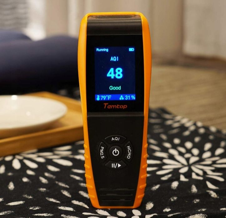 TEMTOP Temperatura Miernik Jakości Powietrza  9w1