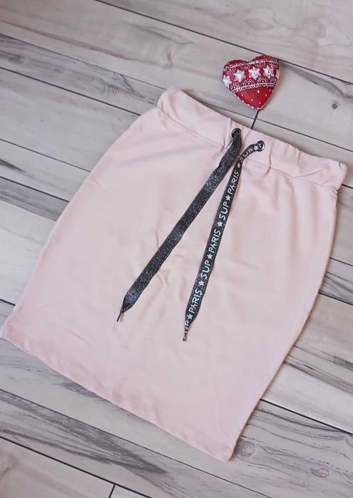 Spódnica Dresowa Ołówkowa Midi Roz. S/M - M/L