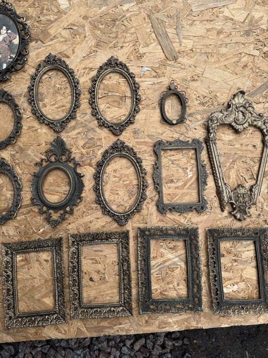 Винтажная рама латунь для зеркала