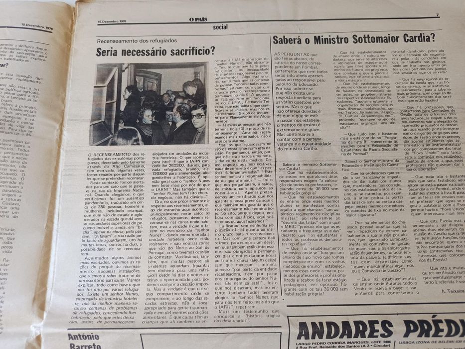 Jornal o país 16 de Dezembro de 1976