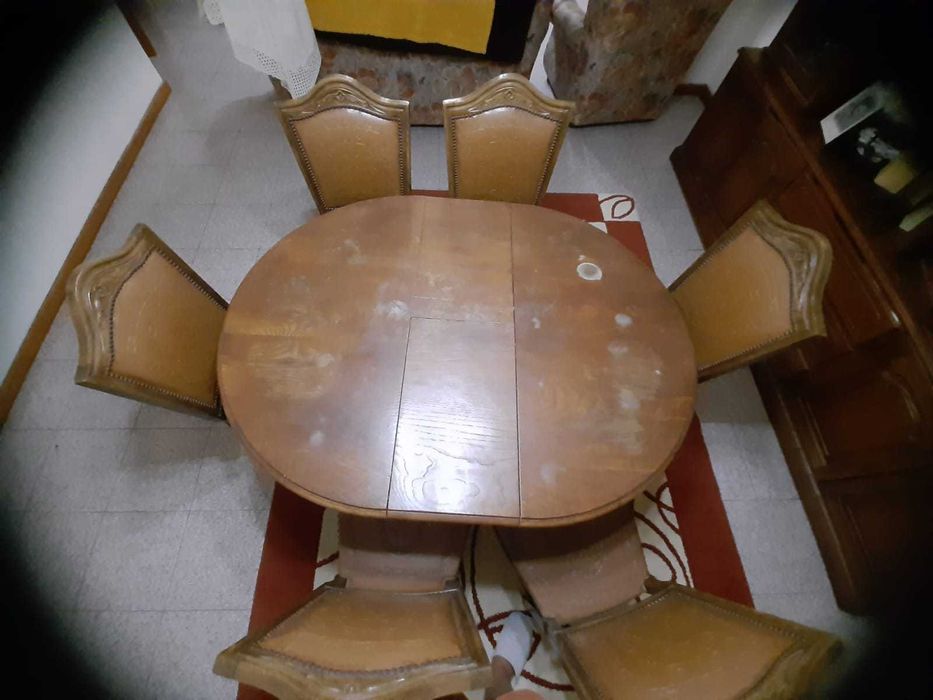 Mesa de Jantar + 6 cadeiras
