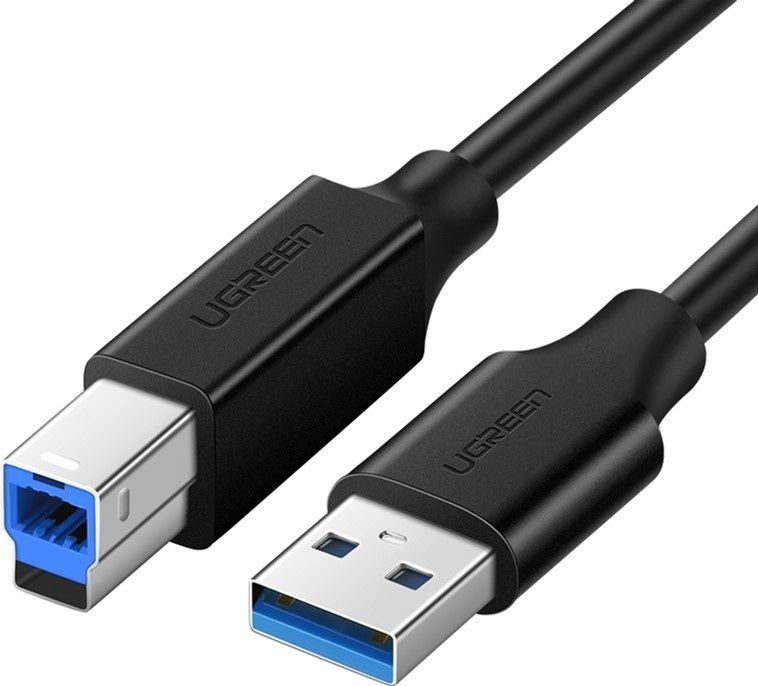 Кабель US210 USB 3.0 AM to BM Print Cable 1 м Black (UGR-30753)