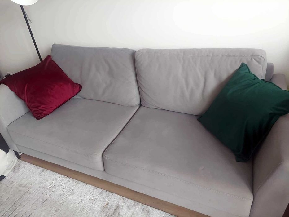 nowoczesna kanapa szara