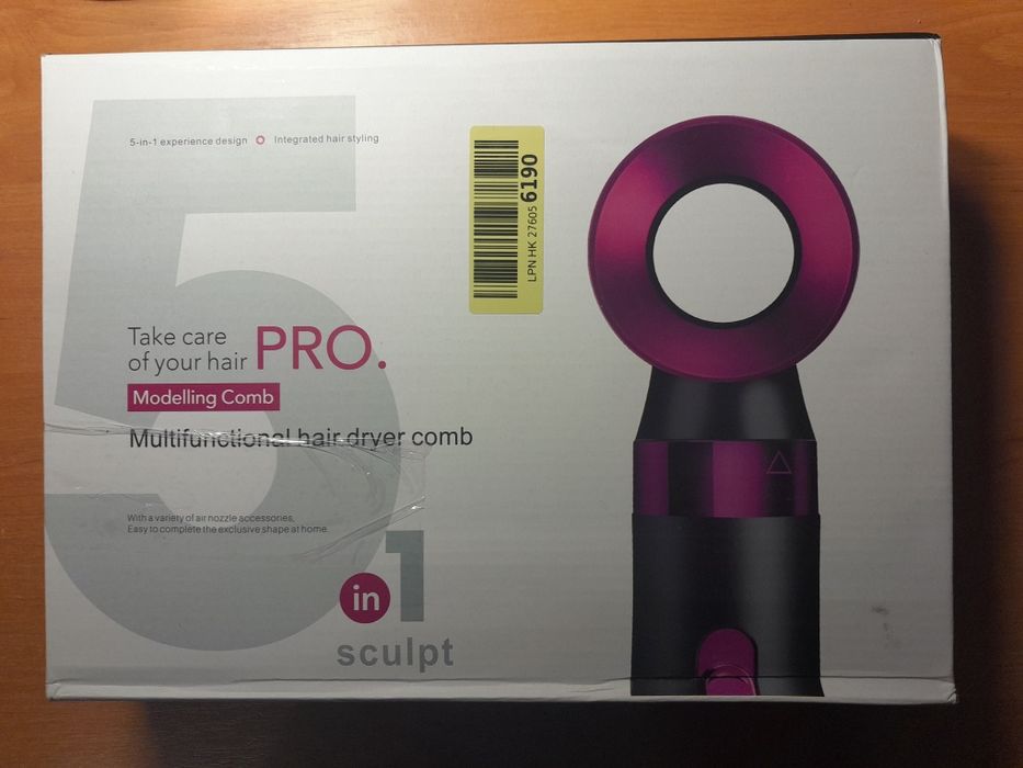 Фен-стайлер 5в1 для укладки, сушки, завивки и выпрямления волос