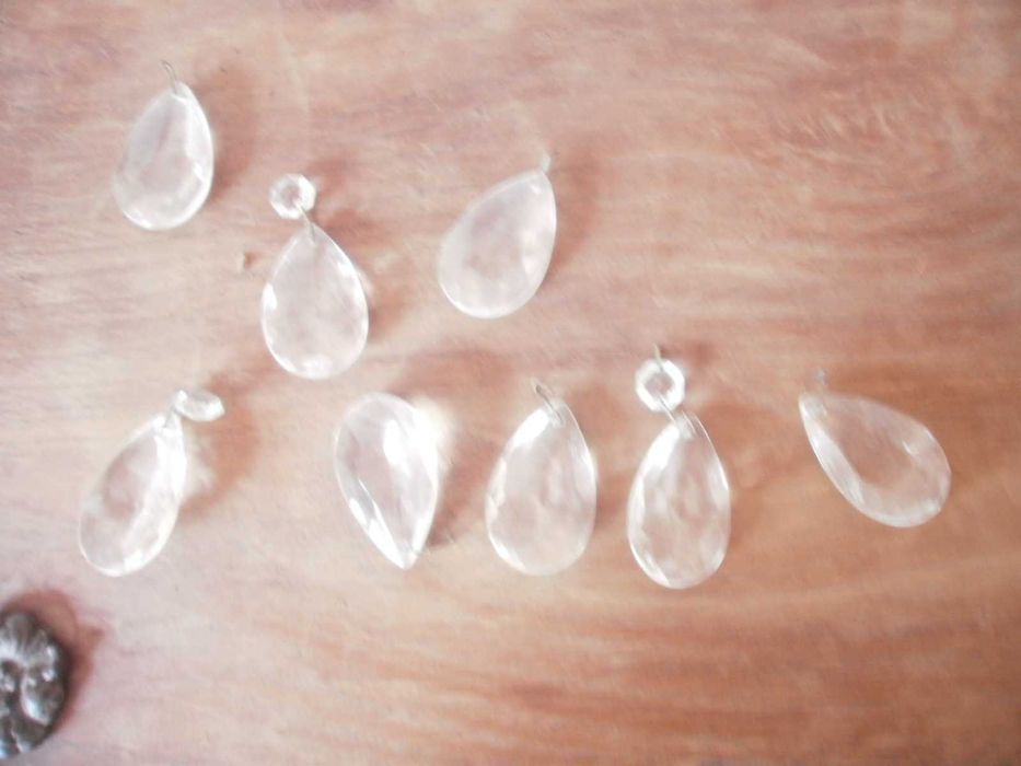 candeeiro de tecto com cristais