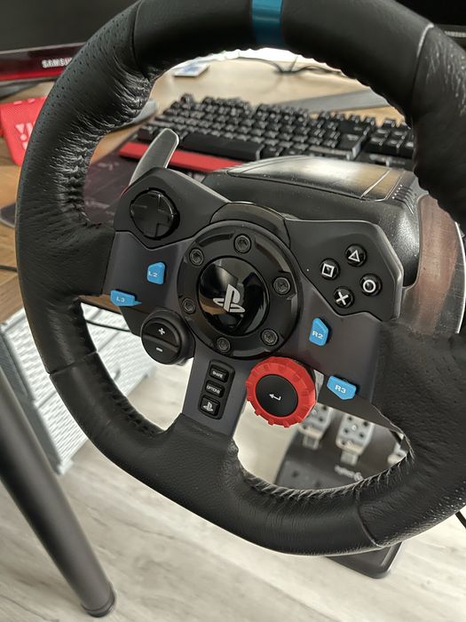 Logitech g29 shiftery, pedały super stan