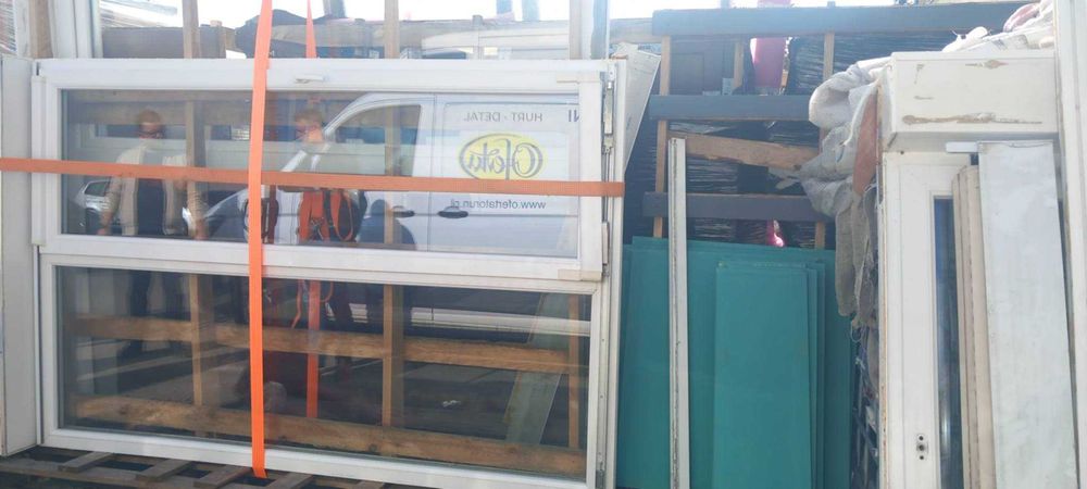 Okno przesuwne Slide PCV 237x157 + roleta