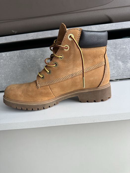 Damskie buty musztardowe Timberland