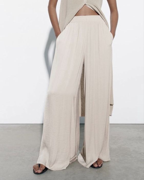 штани палаццо zara