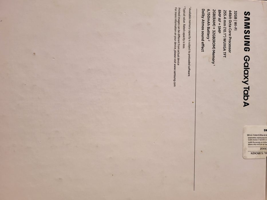 Galaxy Samsung Tab A