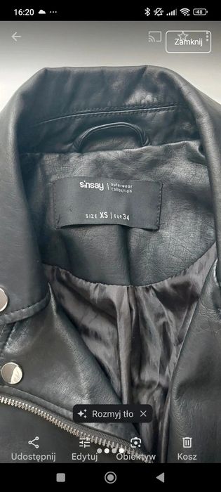 Ramoneska damska skórka