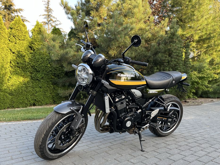 Kawasaki Z900 RS z 2020 roku  pedantycznie zadbana