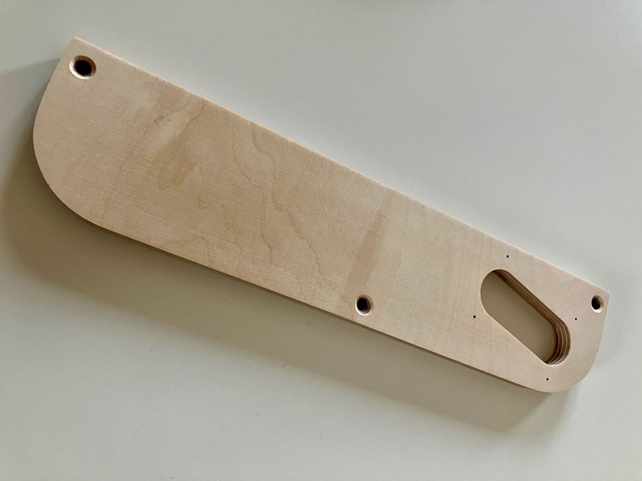 Thorens TD 124 apoio braço em bétula corte SME