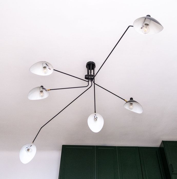 Lampa sufitowa pająk