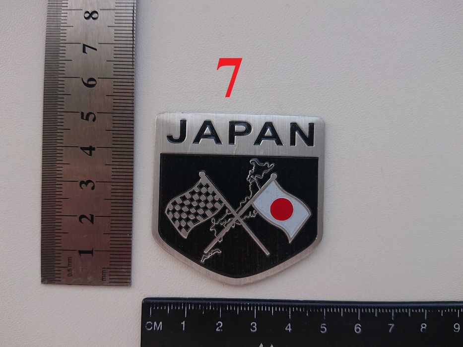 Металевий шильдик, значок Japan Toyota Honda, Mazda, Subaru, NISSAN NISMO