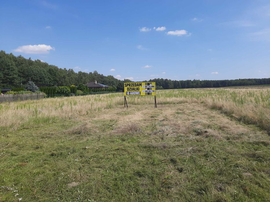 Działka budowlana 980m² - Janów