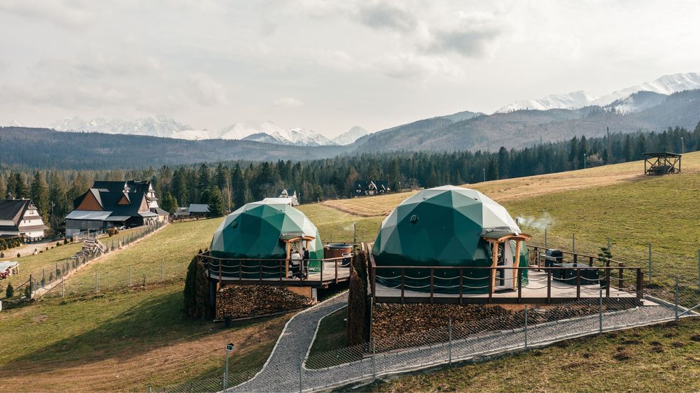 Wolne od dziś Góralski Harem Osada Glamp, jacuzzi, glamping