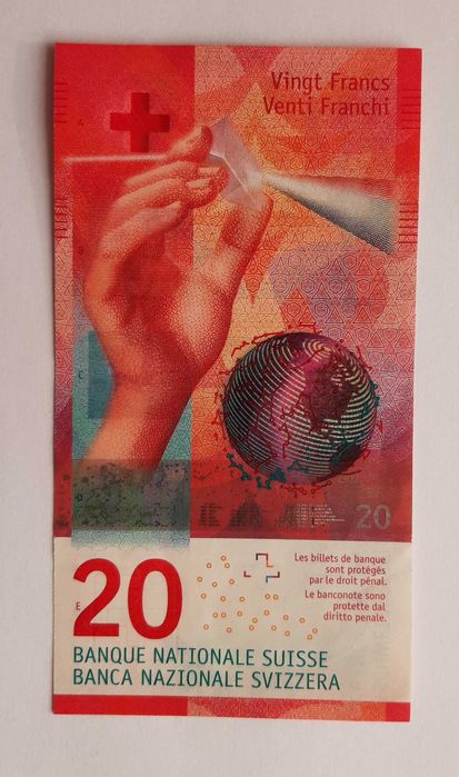 Szwajcaria 20 franków 2016