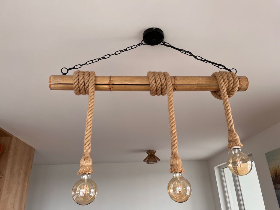 Lampa wisząca w stylu boho
