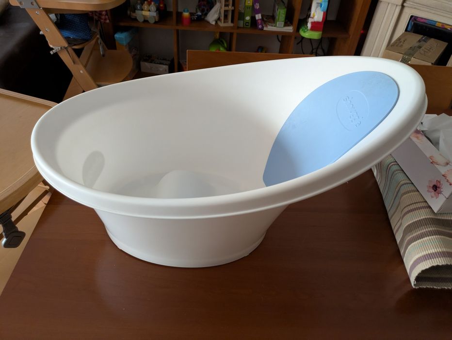 Banheira Shnuggle ergonómica para bebes dos 0-12Meses