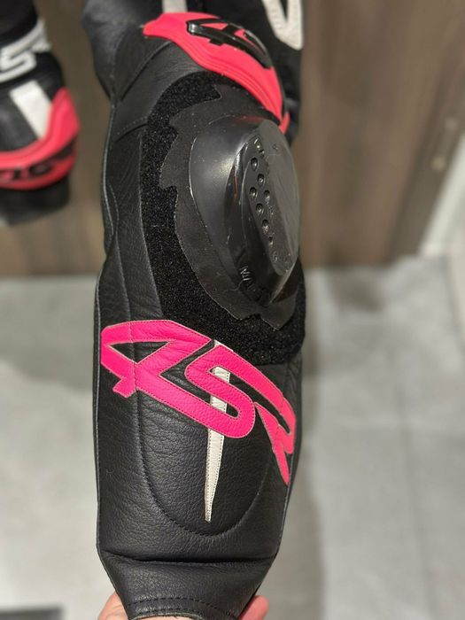 Kombinezon skórzany 4SR RR  Lady Pink roz. 34