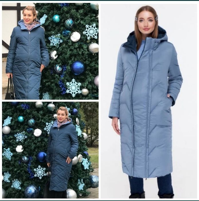 Зимовий пуховик для вагітних