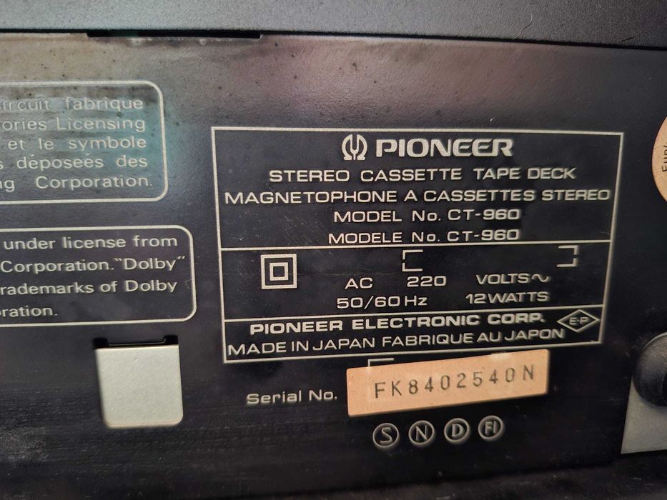 Aparelhagem Vintage - Pioneer/Denon/Yamaha