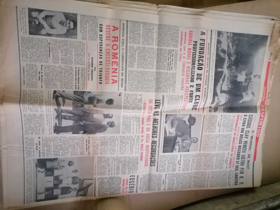 Final de 1964 /1965 BENFICA x Inter de Milão Taça Campeões Europeus 1964/65 Mundo Desportivo COMPLETO