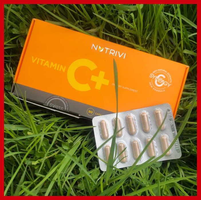 NUTRIVI VITAMIN C+ KOMPLEKS WIT. C + krzem diosmina hesperydyna 90 kap