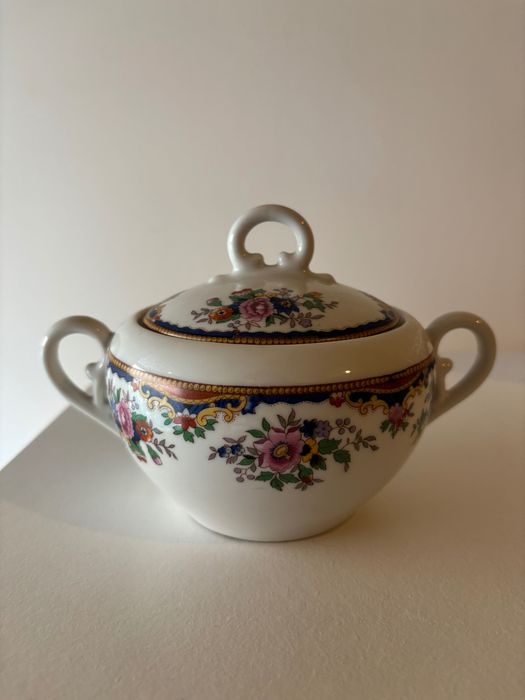 Serviço de chá/café alemão vintage 12 conjuntos–bule + açucareiro