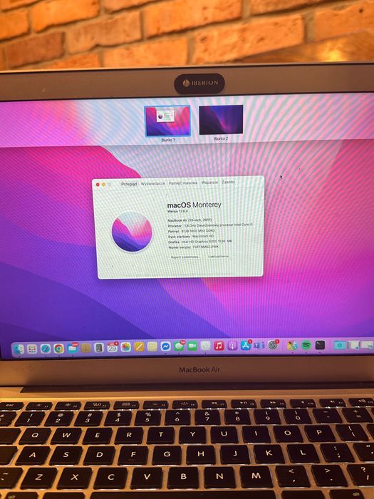 Apple MacBook Air 13” A1466 (2017) / i5 / 8GB RAM / 128GB SSD