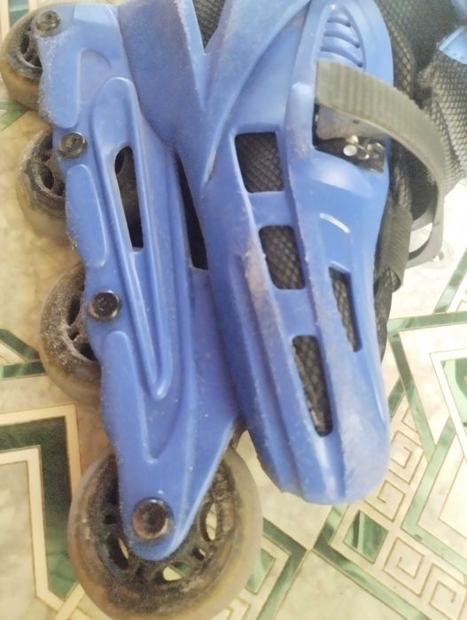 Сині ролики для прогулянок і навчання. Розміри 34-37