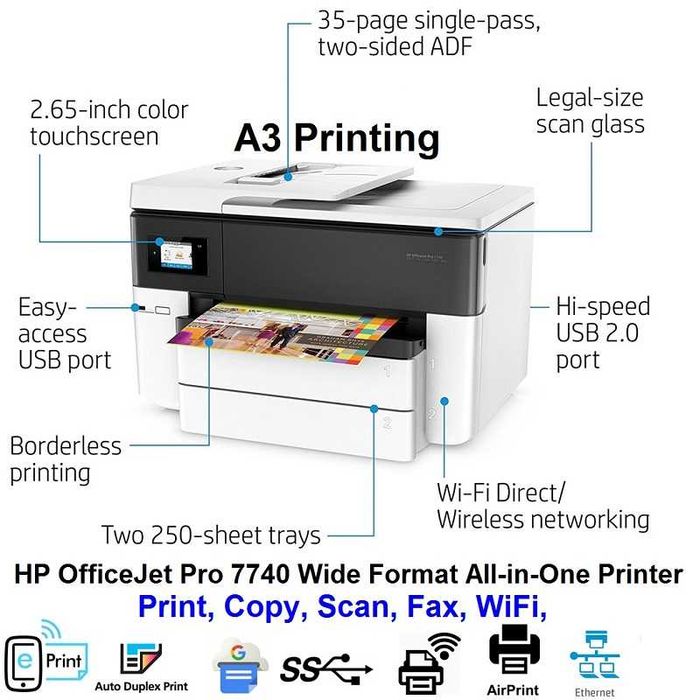Impressora HP OfficeJet Pro 7740